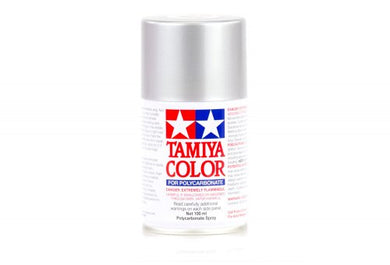 Tamiya PS-41 Bright Silver Polycarbanate Spray Paint 100ml