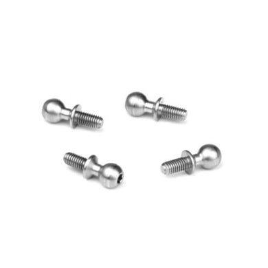 TEKNO #TKR6207 – Ball Stud (5.5mm, long neck, 6mm thread, 4pcs)