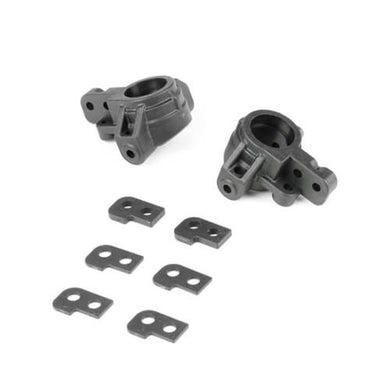 TEKNO Adjustable Ackermann Spindles (L/R, EB/ET410) #TKR6553X