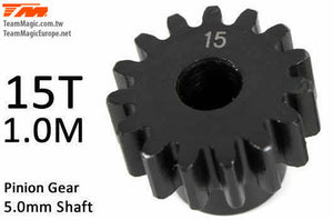 TEAM MAGIC Pinoion gear M1 for 5mm shaft 15T