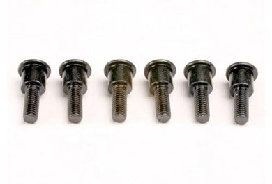 3642 | Traxxas 3x12mm Fine Thread Button Head Shoulder Screws 6Pcs