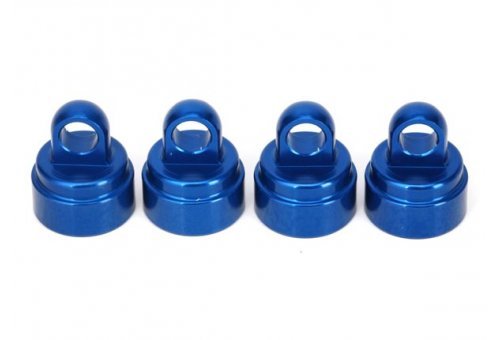 Traxxas Blue Aluminium Shock Caps 4Pcs #3767A