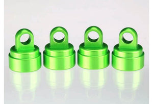 Traxxas Green Aluminium Shock Caps 4Pcs #3767G