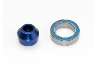 Traxxas Blue 6061-T6 Aluminium Bearing Adapter w/ Ball Bearing #6893X