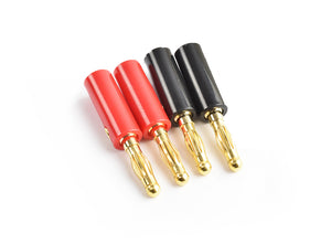 TORNADO RC 4.0mm gold connector,red&black 2pairs/bag