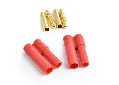 TORNADO RC 4.0mm gold connector w/housing(Short) 2pcs/bag