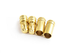 TORNADO RC 5.0mm gold plated connector(F&M) 2pairs/bag