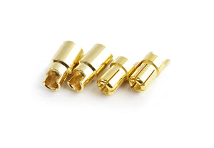 TORNADO RC 6.0mm gold plated connector(F&M) 2pairs/bag #TRC-0602