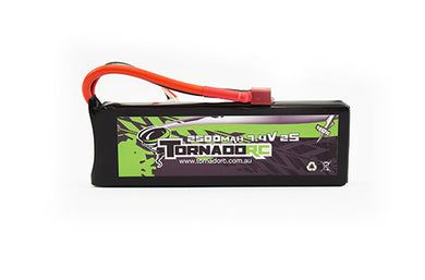 TORNADO RC-2S-2500MAH-40C SOFT CASE LIPO 7.4V