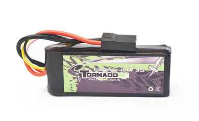 TORNADO RC 1400MAH 11.1V 40C TRAXXAS COMPATIBLE SOFT CASE 3S