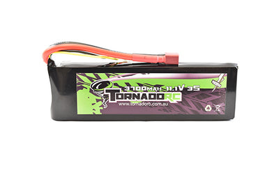 TORNADO RC-3S-3700MAH-40C SOFT CASE LIPO 11.1V DEANS