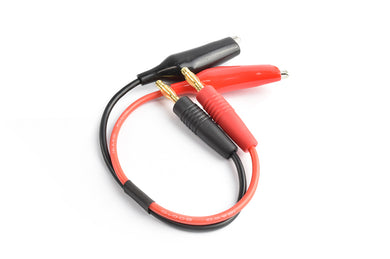 TORNADO RC Clip to 4.0mm connector charging cable 16AWG 15cm silicone wire