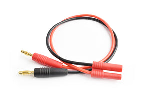 TORNADO RC 4.0mm(W/housing) to 4.0mm connector charging cable14AWG 30cm silicone wire