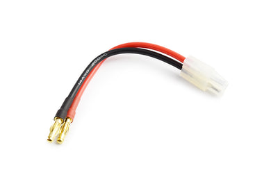 Tornado Rc Male Tamiya to two 4.0mm male connector adaptor 14# 10cm 0.08 wire