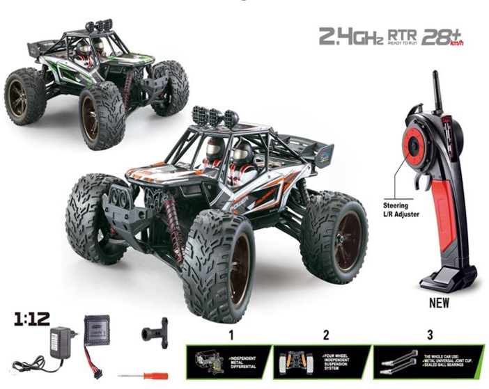 Tornado RC 2.4G 1 12 2WD high speed full scale truck RcRaceControl