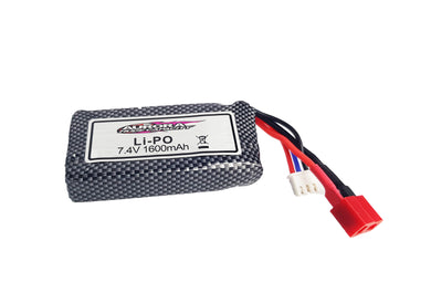 Tornado RC 9125 Lipo Battery 7.4V 1600mah Deans Plug. #TRC-9125-DJ02