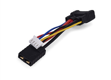 TRX ID Compatible LiPo Battery Adapter with 2S/ 3S Balance Port - 5cm 14 AWG silicone wire /22AWG pvc wire