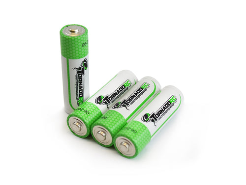 Tornado RC AA Size Battery 4 Pack Super Alkaline