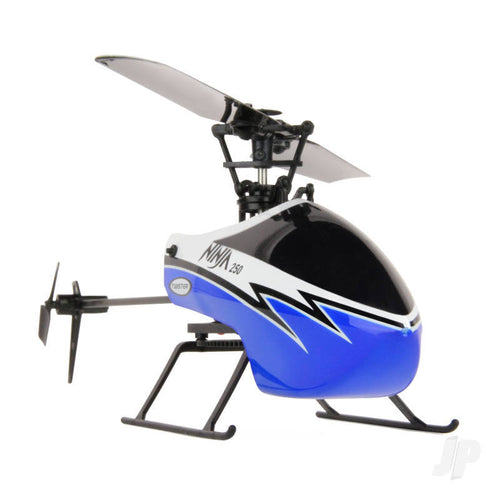 TWISTER Ninja 250 Blue Flybarless Helicopter 6 Axis Stabilization & Altitude Hold #TWST1001B