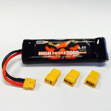 8.4v 5000mah Gen2 Flat pack XT60/Multi NIMH