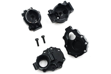 YEAH RACING ALUMINUM REAR C-HUBS FOR TRAXXAS TRX-4 TRX-6 BLACK #TRX4-003BK