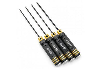 Yeah Racing 1.5, 2.0, 2.5, 3.0mm Hex Driver Set 4Pcs #YT-0187