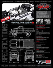 RC4WD Trail Finder 2 Truck Kit w/Mojave II Body  SET #Z-K0049