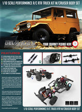RC4WD Gelande II RTR Truck Kit  w/Cruiser Body Set #Z-RTR0029
