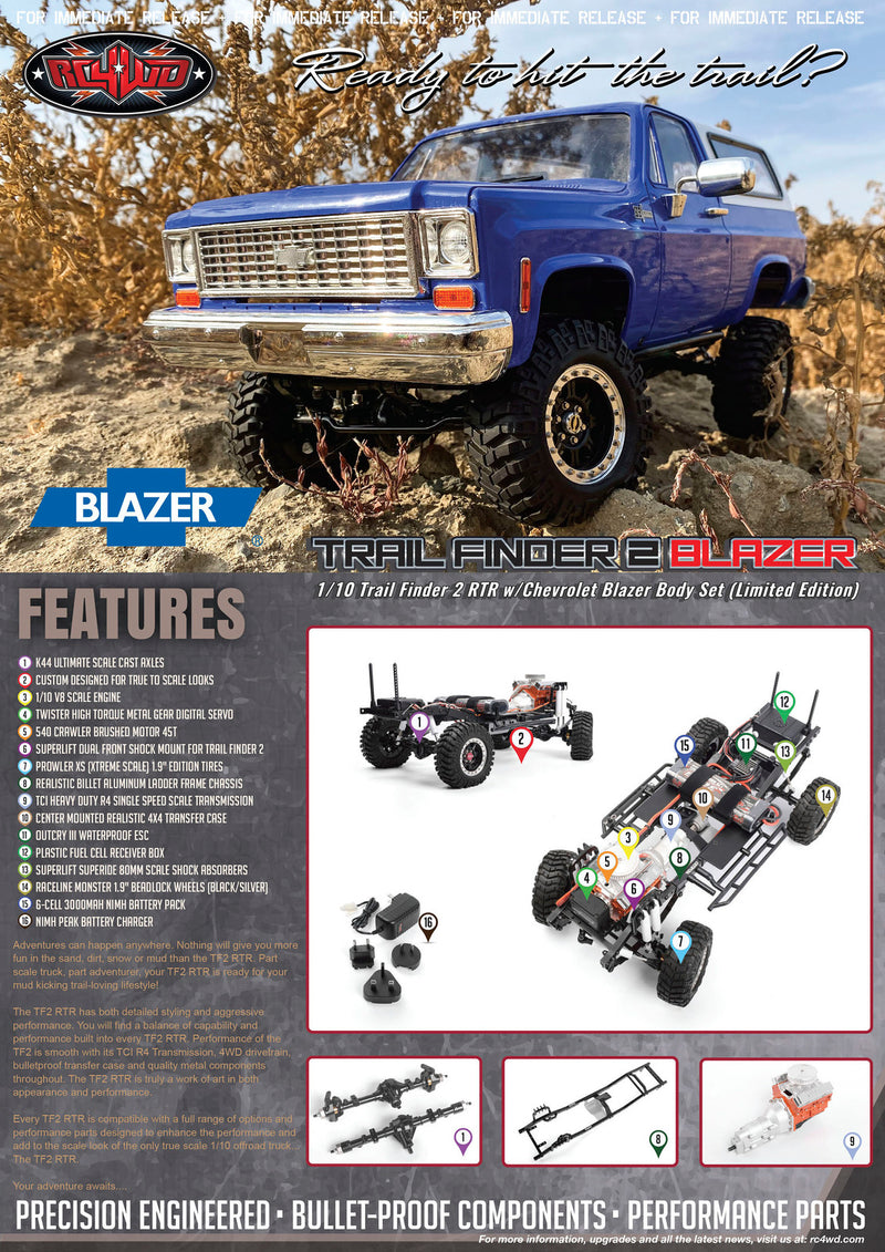 Rc4wd trail finder 2 blazer on sale