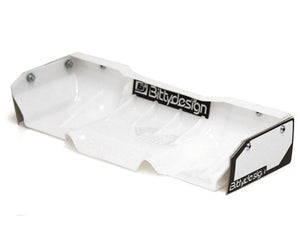 Bittydesign "Zefirus" Lexan 1/8 Buggy & Truggy Wing (White) #BDYW8-ZEF-W