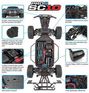 TEAM ASSOCIATED Pro4 SC10 RTR #ASS20530