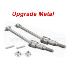 HBX METAL FRONT CAD SHAFTS + PINS+LOCK NUT M #HBX-M16105