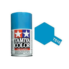 85010 | Tamiya TS-10 French Blue Lacquer Spray Paint 100ml