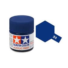 Tamiya X-4 Blue Gloss Acrylic Paint 10ml