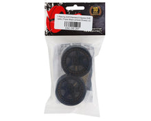 DS Racing Drift Element 6 Spoke Drift Wheels (Triple Black w/Gold Rivets) (2) (Adjustable Offset) w/12mm Hex #DSC-DE-207