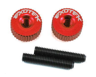 Exotek M3 Twist Nut (Red) #EXO1191RED