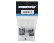 Exotek RC10B6.2 Aluminum Rear Hub Set (2) (Black/Blue) #EXO1959