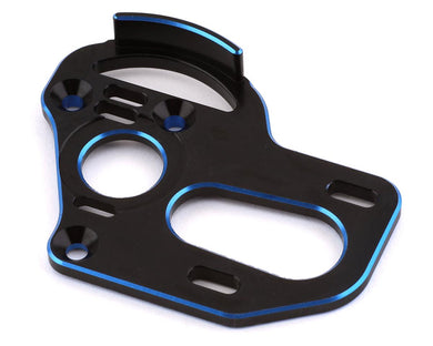 Exotek B6.3/T6.1/SC6.1 Laydown/Back Motor Plate (Black/Blue) #EXO2039