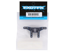 Exotek B6.3/T6.1/SC6.1 Aluminum Front Camber Mount (Black/Blue) #EXO2043