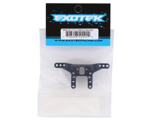 Exotek B6.3/T6.1/SC6.1 Aluminum Front Camber Mount (Black/Blue) #EXO2043