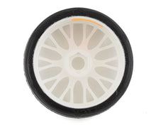 GRP Tires GT - TO4 Slick Belted Pre-Mounted 1/8 Buggy Tires (White) (2) (XM2) w/FLEX Wheel #GRPGTH04-XM2