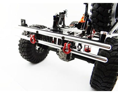 Hot Racing Axial SCX10 II Tubular Rear Bumper w/ Winch & Light Mount #HRASCX03ERA01