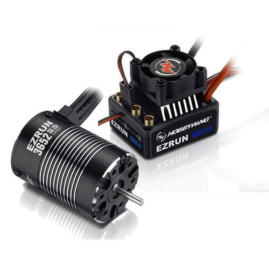 Hobbywing EzRun Max10 3652SL 3300Kv Brushless Motor and 60A ESC Combo