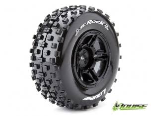 LOUISE SC-Rock Wheel/Tyre suit Traxxas Rear #LT3229SBTR