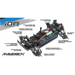 Maverick Ion MT 1/18 4WD Electric Monster Truck