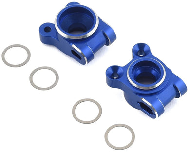 JConcepts B74 Aluminum Rear Hub Carriers (Blue)  #JCO2536-1