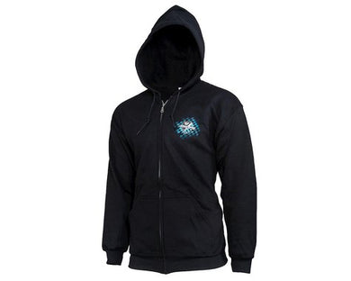 JConcepts Finish Line Zip-Up Hoodie Sweatshirt (Black) (L) #JC2728L