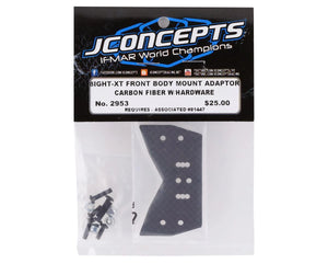 JConcepts 8ight-XT F2 Carbon Fiber Truggy Body Mount Adaptor #JCO2953