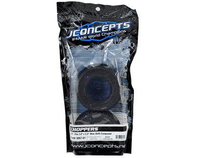 JConcepts Choppers Short Course Tires (2) (Blue) #JCO3067-01