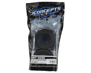 JConcepts Dirt Webs Short Course Tires (2) (Blue) #JC3080-01